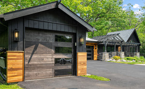 Mettawa, IL | Modern Exterior Cladding in Light Poplar