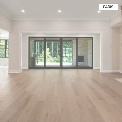 Modern White Oak Wide Plank Flooring (27 SF)