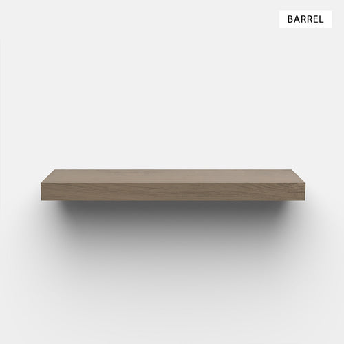 Floating Wood Shelves (w/ Hardware)