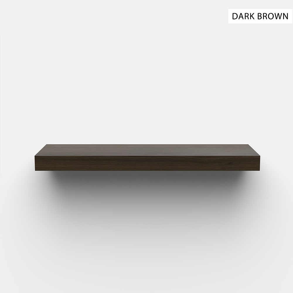 Floating Wood Shelves (w/ Hardware)