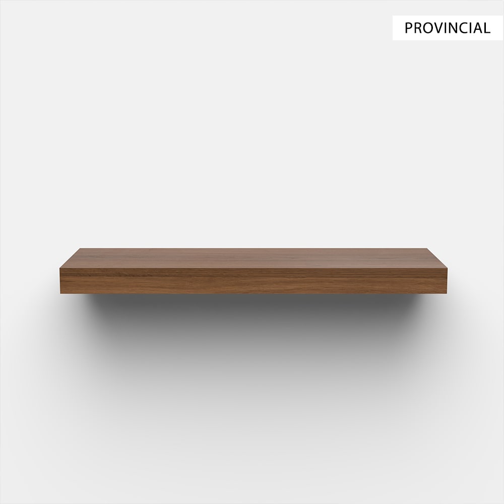 Floating Wood Shelves (w/ Hardware)