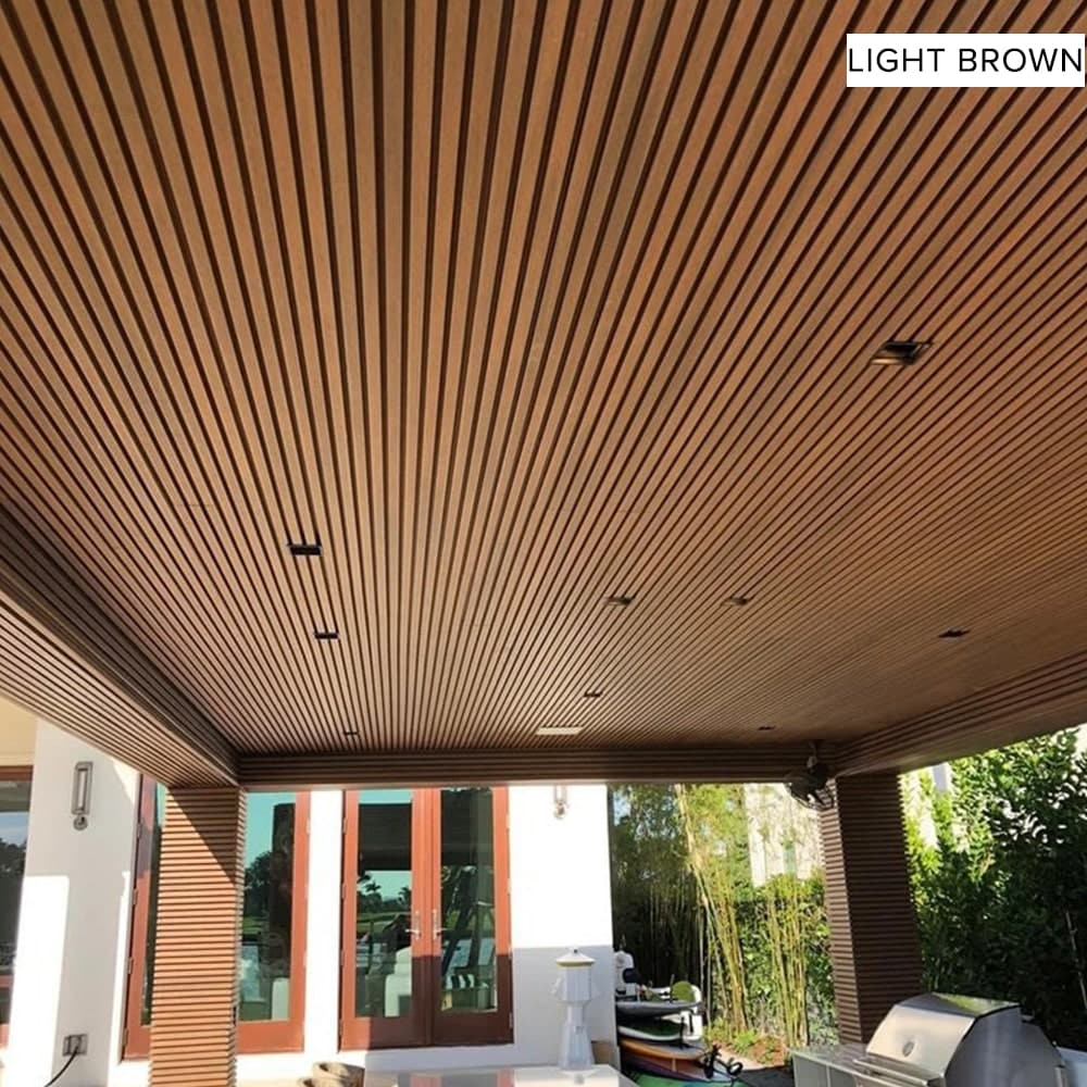 Composite Wide Slat Exterior Cladding (21 SF) – WoodPlank
