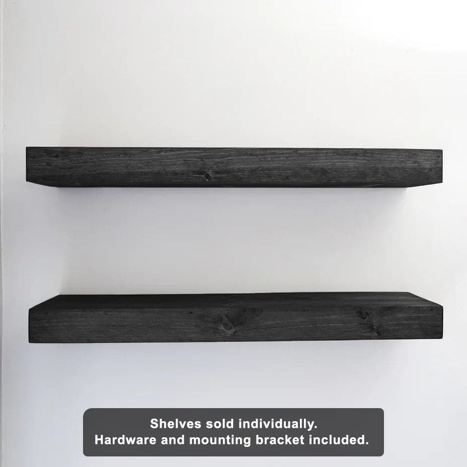 Modern 3" Thick Floating Shelves