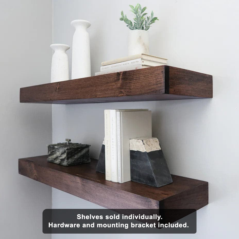 Modern 3" Thick Floating Shelves – WoodPlank