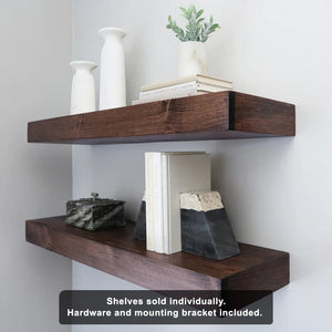 Modern 3" Thick Floating Shelves