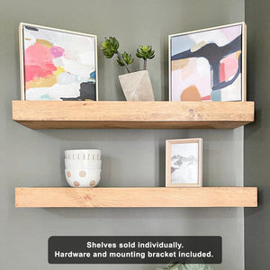 Modern 3" Thick Floating Shelves