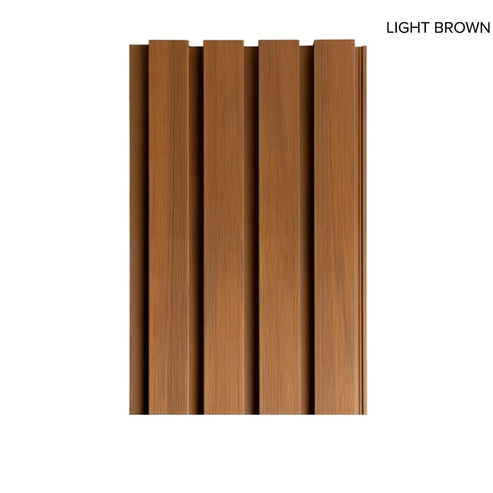 Composite Wide Slat Exterior Cladding (21 SF) – WoodPlank