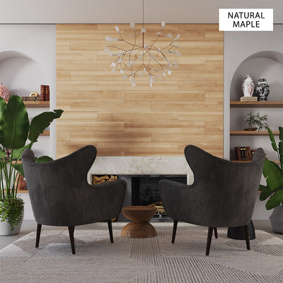 Maple Slats Composite Wide Slat Exterior Cladding / Wall Panels (21 SF) | WoodPlank