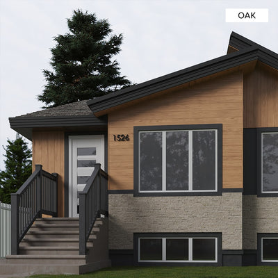 Composite Wide Slat Exterior Cladding (21 SF) – WoodPlank