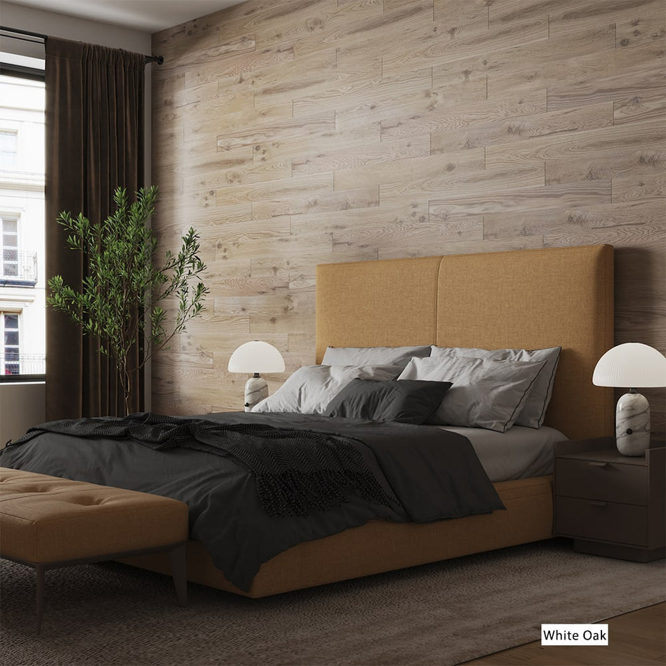 Rustic-White-Oak Bedroom