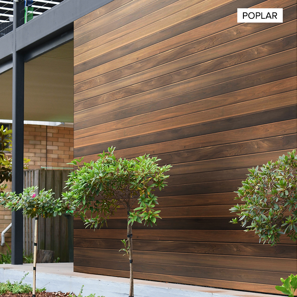 Modern Exterior Wood Cladding (15 SF) – WoodPlank